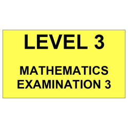 Mathematics Level 3 Examination 3